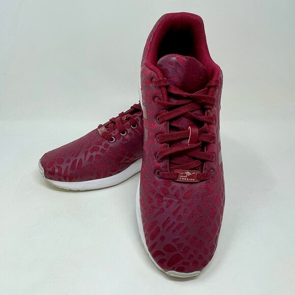 Adidas Torsion Running Shoes Men\'s 10 1/2 Burgundy 137.4=L.6.3 main image 11